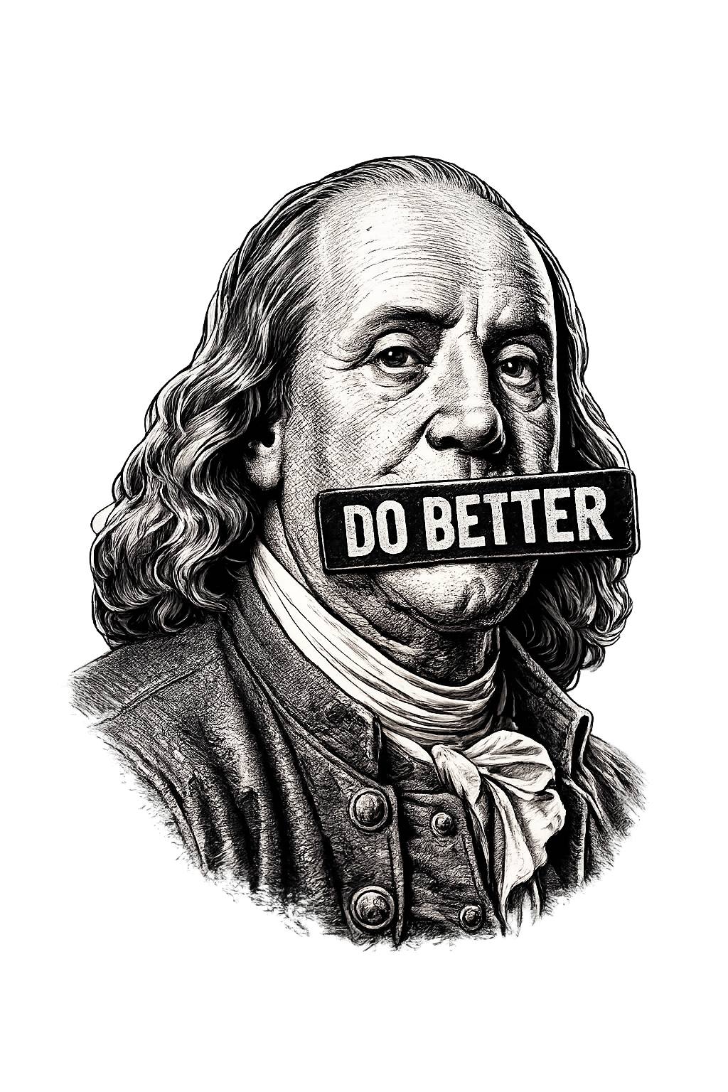 Benjamin Franklin engraving