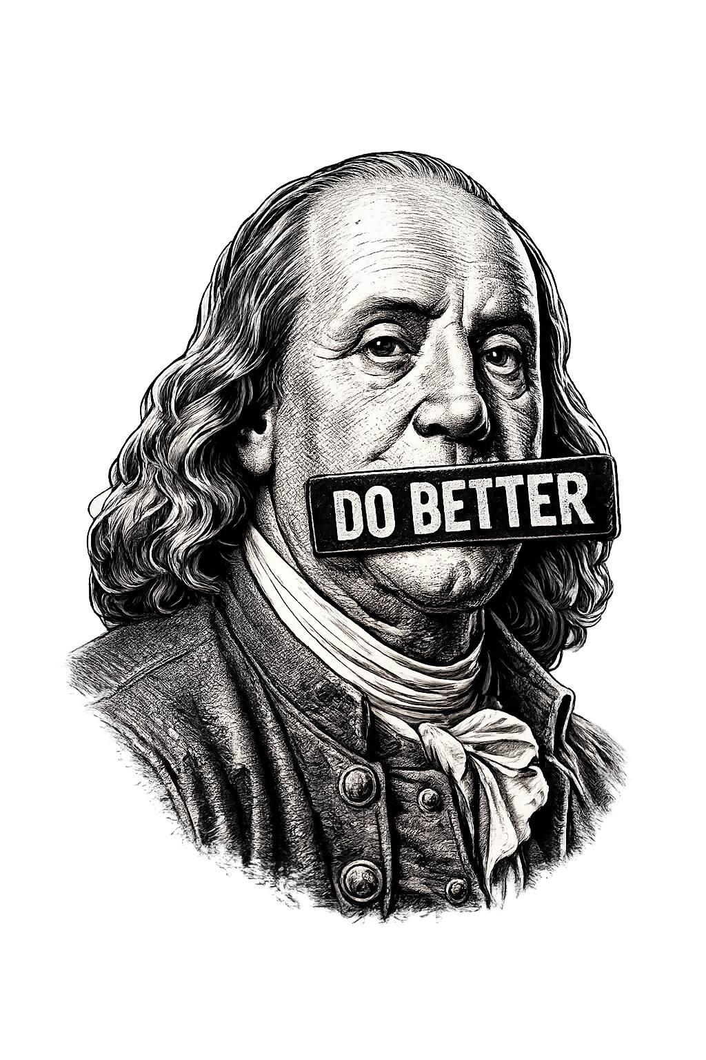 Benjamin Franklin engraving